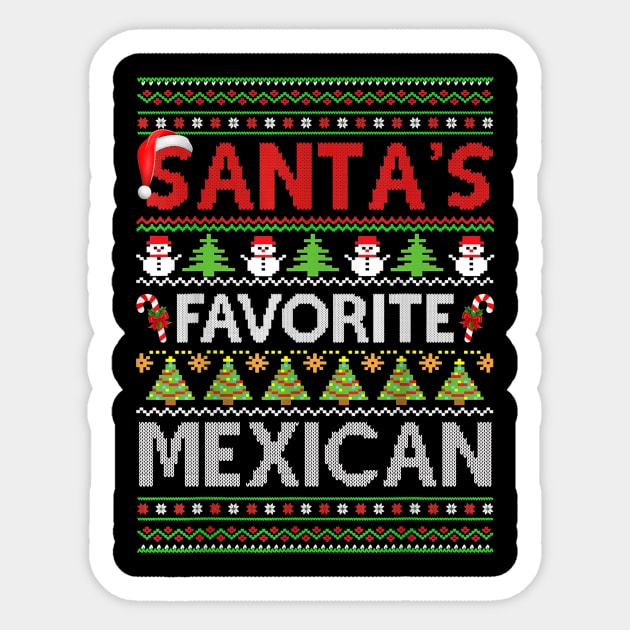 santas favorite mexican ugly christmas Sticker by Bagshaw Gravity